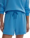 Varley Womens Azure Blue Ollie High-rise Stretch-jersey Shorts In Azure Blue