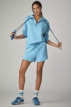 Varley Ollie High-rise Shorts In Blue