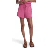 Varley Ollie High Waist Sweat Shorts In Pink