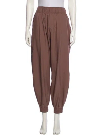 Pre-owned Varley One-shoulder Sweater In Brown