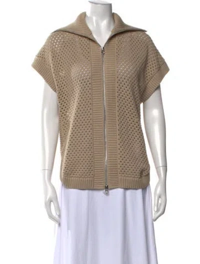 Pre-owned Varley Open Front Sweater W/ Tags In Neutrals