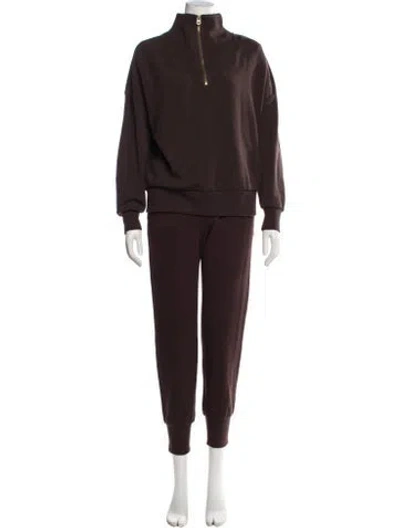 Pre-owned Varley Pant Set In Burgundy