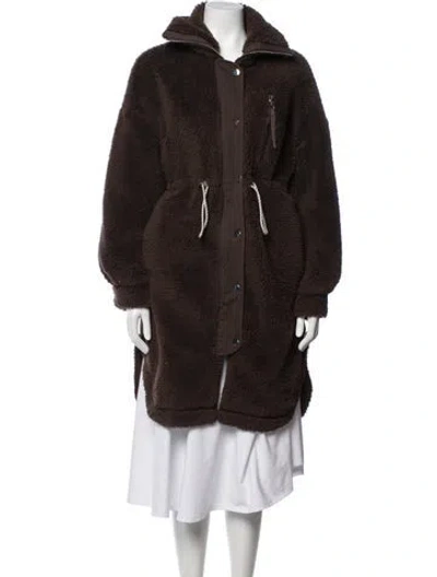 Pre-owned Varley Parka In Brown