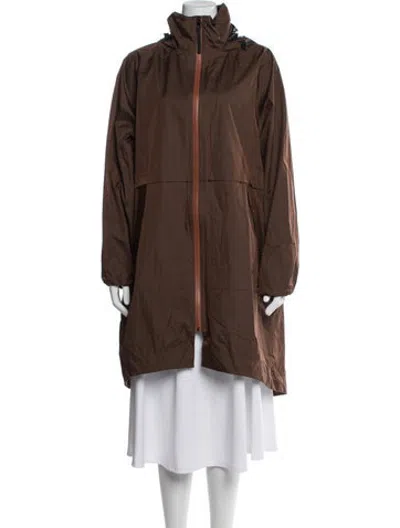 Pre-owned Varley Parka In Brown