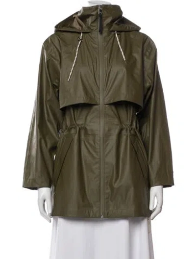 Pre-owned Varley Parka In Green