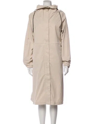 Pre-owned Varley Parka In Neutral