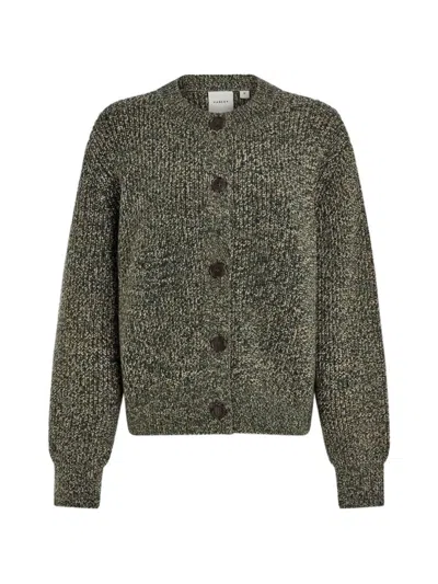 Varley Patricia Chunky-knit Cardigan In Green