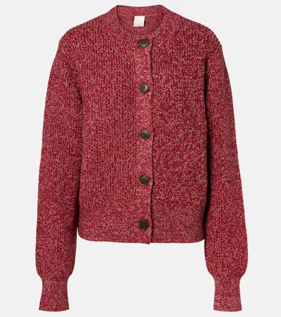 VARLEY PATRICIA RIBBED-KNIT CARDIGAN