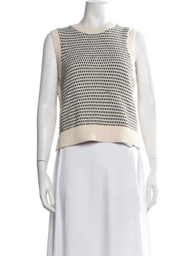 Pre-owned Varley Patterned Crew Neck Sweater In Multi