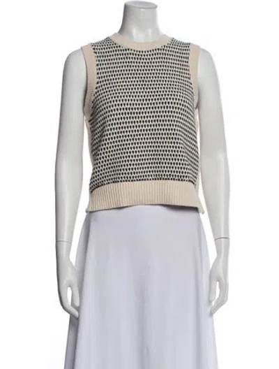 Pre-owned Varley Patterned Crew Neck Sweater W/ Tags