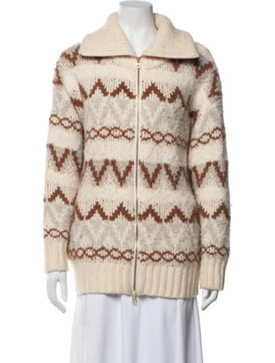 Pre-owned Varley Patterned Jacket In Neutrals