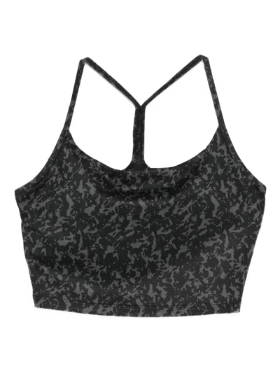 Varley Patterned Sport Bra In Black