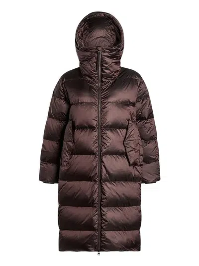Varley Payton Puffer Coat In Brown
