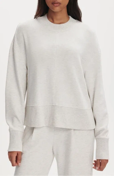 Varley Philippe Crop Sweatshirt In White