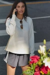 Varley Philippe Crop Sweatshirt In White