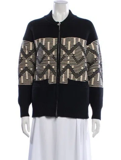 Pre-owned Varley Printed Bomber Jacket In Multi