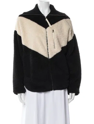 Pre-owned Varley Printed Jacket In Black