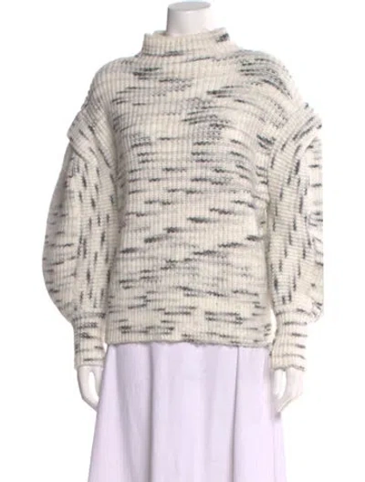 Pre-owned Varley Printed Turtleneck Sweater In Multi