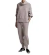Varley Priya Longline Cowl Neck Sweatshirt In Multi