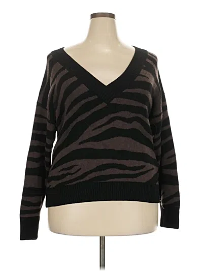 Pre-owned Varley Pullover Sweater In Black