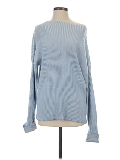 Pre-owned Varley Pullover Sweater In Blue
