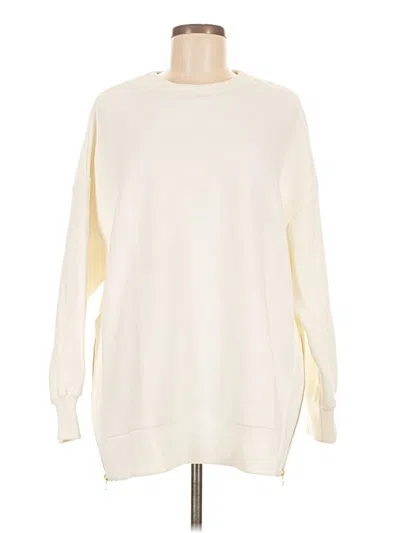 Pre-owned Varley Pullover Sweater In Ivory
