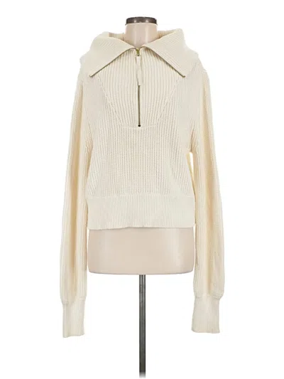 Pre-owned Varley Pullover Sweater In Ivory