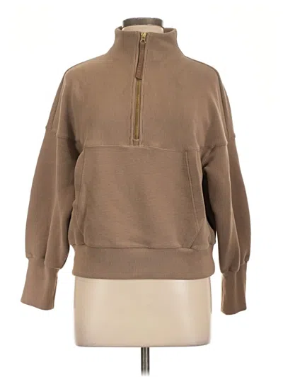 Pre-owned Varley Pullover Sweater In Tan