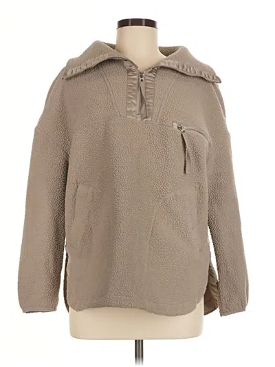 Pre-owned Varley Pullover Sweater In Tan