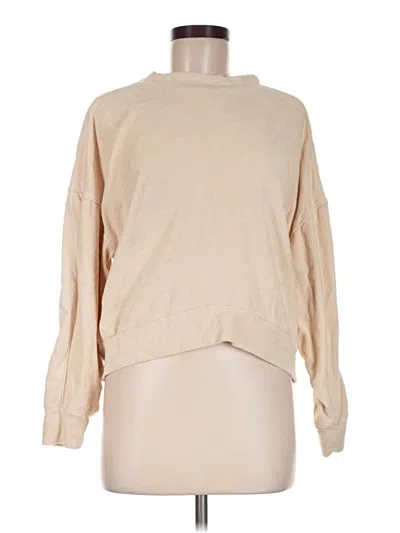 Pre-owned Varley Pullover Sweater In Tan