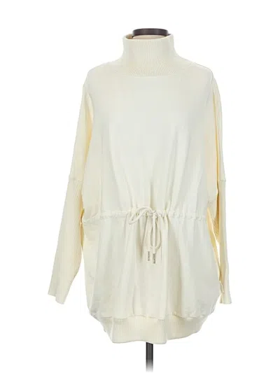 Pre-owned Varley Pullover Sweater In White