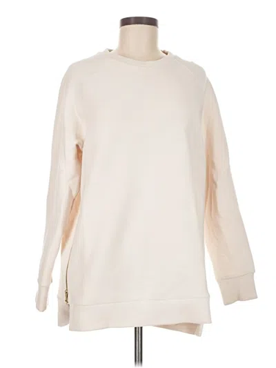 Pre-owned Varley Pullover Sweater In White