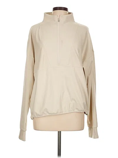 Pre-owned Varley Pullover Sweater In White