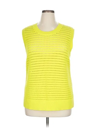 Pre-owned Varley Pullover Sweater In Yellow