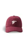 Varley Raina Fleece Cap Maroon In Red