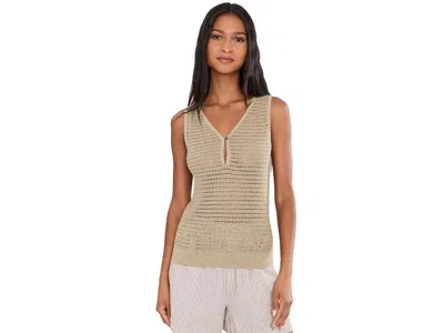 Varley Ramon Knit Tank Women's Sweater Sepia Twist: Sm In Neutral