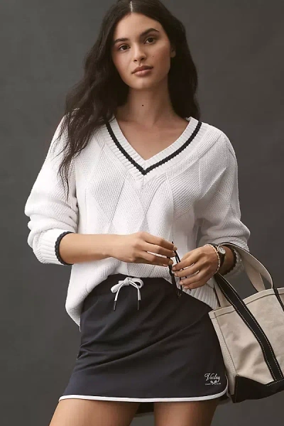 Varley Ray Diamond V-neck Sweater