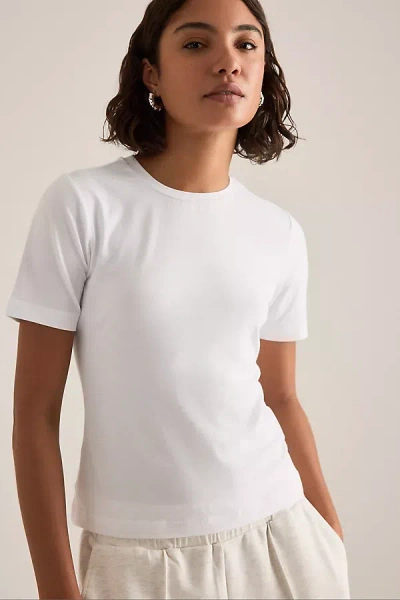 Varley Regina Cotton-modal T-shirt In White
