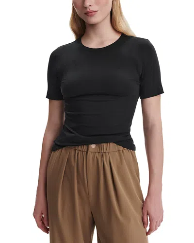 Varley Regina Fitted Tee In Black
