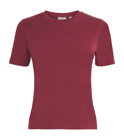 Varley Regina T-shirt In Burgundy