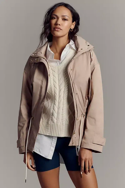 Varley Rema Hooded Jacket In White