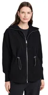 Varley Renea High Pile Fleece Jacket In Black
