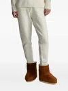 Varley Ribbed-cuff Track Pant In White