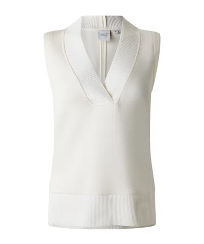 Varley Ribbed Tank Top In White