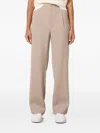 Varley Ribbed Trousers In Brown