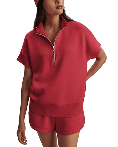 Varley Ritchie Short Sleeve Sweatshirt In Black