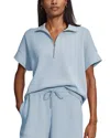 Varley Ritchie Short Sleeve Sweatshirt In Cashmere Blue