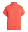 Varley Ritchie Short Sleeve Sweatshirt In Orange