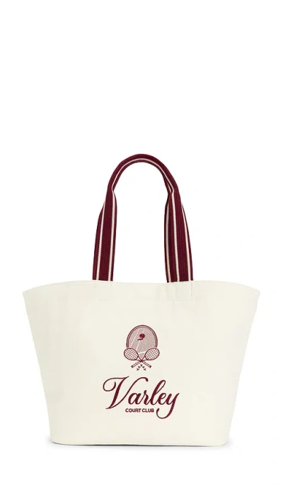 Varley Robinson Canvas Club Tote Bag In Blue