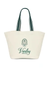 Varley Robinson Canvas Club Tote In White